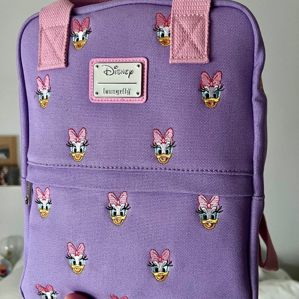 Daisy Duck Disney Canva Loungefly Backpack